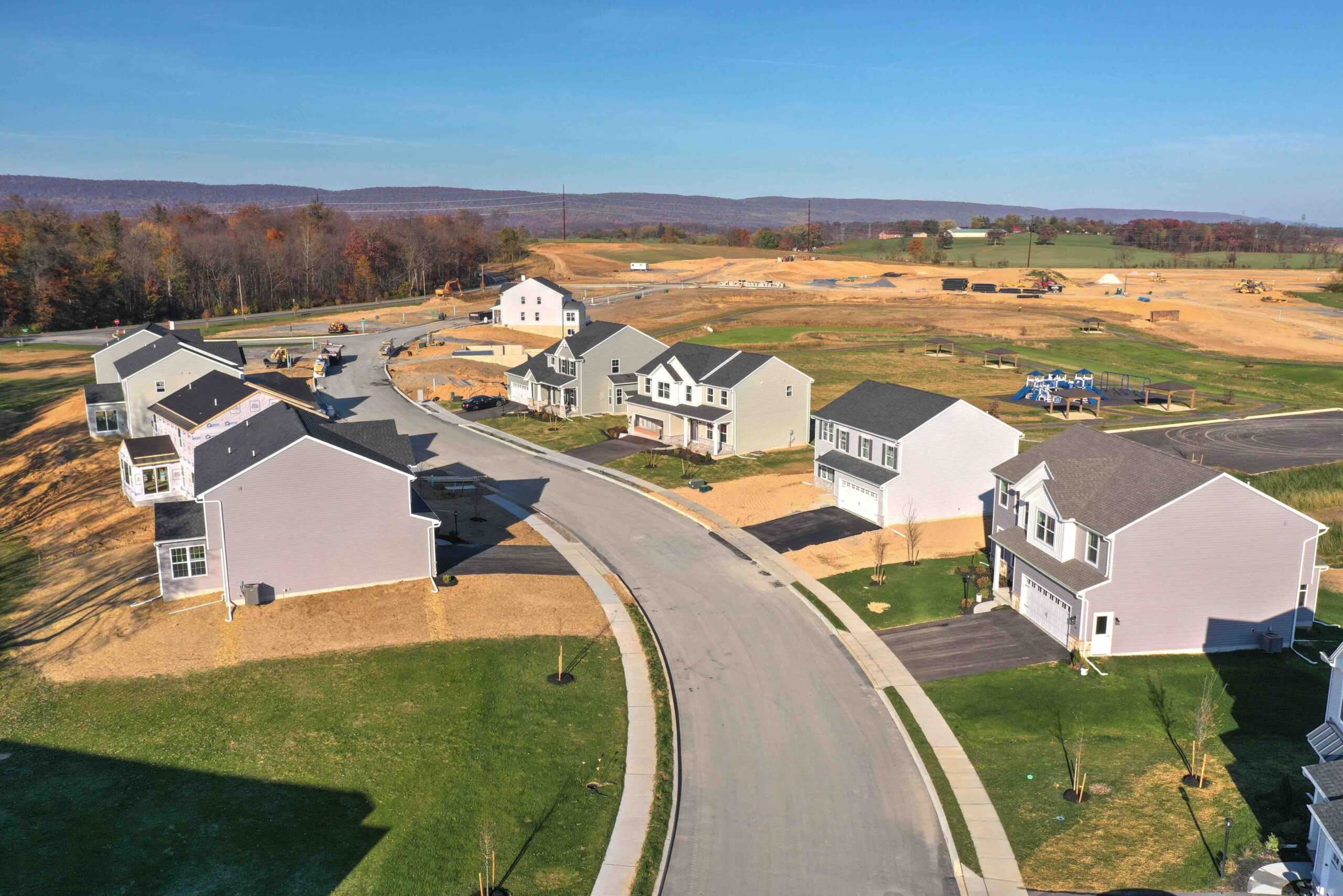 arial view of neighborhood
